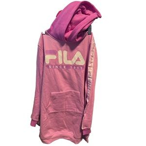 NWT Girl's Youth Fila Tunic Hoodie Dress size XL